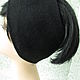 Headband black Italian merino. Bandage. Irina-snudy,hoods,gloves (gorodmasterov). My Livemaster. Фото №4