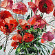 Oil painting with poppy flowers 'In the morning haze'. Pictures. Svetlana Samsonova. My Livemaster. Фото №5