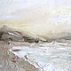 California Beach Oil Painting 30 x 40 cm beige. Pictures. Viktorianka. My Livemaster. Фото №5