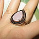 Order ring 'Pink Panther' from 925 sterling silver. Luxurious silver handmade. Livemaster. . Rings Фото №3