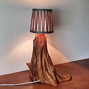 Для дома и интерьера handmade. Livemaster - original item Table lamp made of juniper. Handmade.