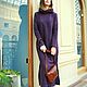 Dress made of natural wool ' Warm violet'. Dresses. Alexandra Maiskaya. My Livemaster. Фото №4