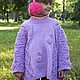Poncho Songs rainbow snails Detskoe knitted for girl, Ponchos, Chelyabinsk,  Фото №1