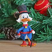 Сувениры и подарки handmade. Livemaster - original item Scrooge McDuck. Cotton Christmas tree collectible toy.. Handmade.