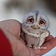 Felted owl toy: two owls mom and owl, Felted Toy, Kuragino,  Фото №1