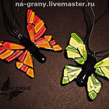 Украшения ручной работы. Ярмарка Мастеров - ручная работа Кулон "Бабочка". Handmade.