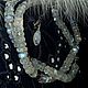 Колье из адуляра Полярная звезда. Колье. Елена Любимые камни LoveStone. Ярмарка Мастеров.  Фото №5