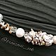 Elegant necklace with natural pearls. Necklace. Инструменты  для вязания 'Бронзовый век'. Online shopping on My Livemaster.  Фото №2
