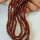 Гессонит 4-4,5мм нить 40см. Бусины. Beads. Ярмарка Мастеров.  Фото №4