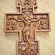 Carved Orthodox cross. Icons. Vyatko Wood. Online shopping on My Livemaster.  Фото №2