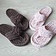 Тапочки домашние вязаные FLIP-FLOPS. Тапочки. NataShik. Интернет-магазин Ярмарка Мастеров.  Фото №2