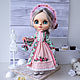 Заказать Платье и шляпка в стиле шебби-шик для куклы Блайз. Blythe dolls mystery. Ярмарка Мастеров. . Одежда для кукол Фото №3