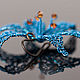 Заказать Серьги "Blue Lily". Васильева Ирина Exclusive Jewelry. Ярмарка Мастеров. . Серьги классические Фото №3