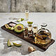 Board for shots and snacks made of oak/Delivery is free by agreement, Scissors, Moscow,  Фото №1