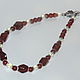Order Beads from natural stones of carnelian, agate and opalite. Magic box. Livemaster. . Necklace Фото №3