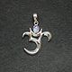 Silver Pendent - OM, Amulet, Moscow,  Фото №1