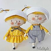 Ballerina and sailor Doll texstile