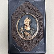 Сувениры и подарки handmade. Livemaster - original item Empress Catherine 2 (Gift Leather book). Handmade.
