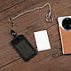 Badge card holder made of genuine leather. Case. KullikovCraft. My Livemaster. Фото №11
