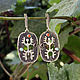 Earrings and pendant Rock Carvings made of silver with stones RO0036. Jewelry Sets. Sunny Silver. My Livemaster. Фото №4
