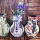 Order Ceramic jugs Trio. Straw creations. Livemaster. . Vases Фото №3
