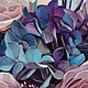 Painting 'Bouquet in purple shades' oil on canvas D50cm. Pictures. vestnikova. My Livemaster. Фото №5