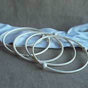 Украшения handmade. Livemaster - original item Set of thin bangles. Ivory.. Handmade.