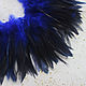 Cobalt feathers 15 cm 45 PCs. Feathers. agraf. Online shopping on My Livemaster.  Фото №2
