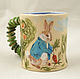 A Cup of 'Peter Rabbit and his friends', Children\'s tableware, Moscow,  Фото №1