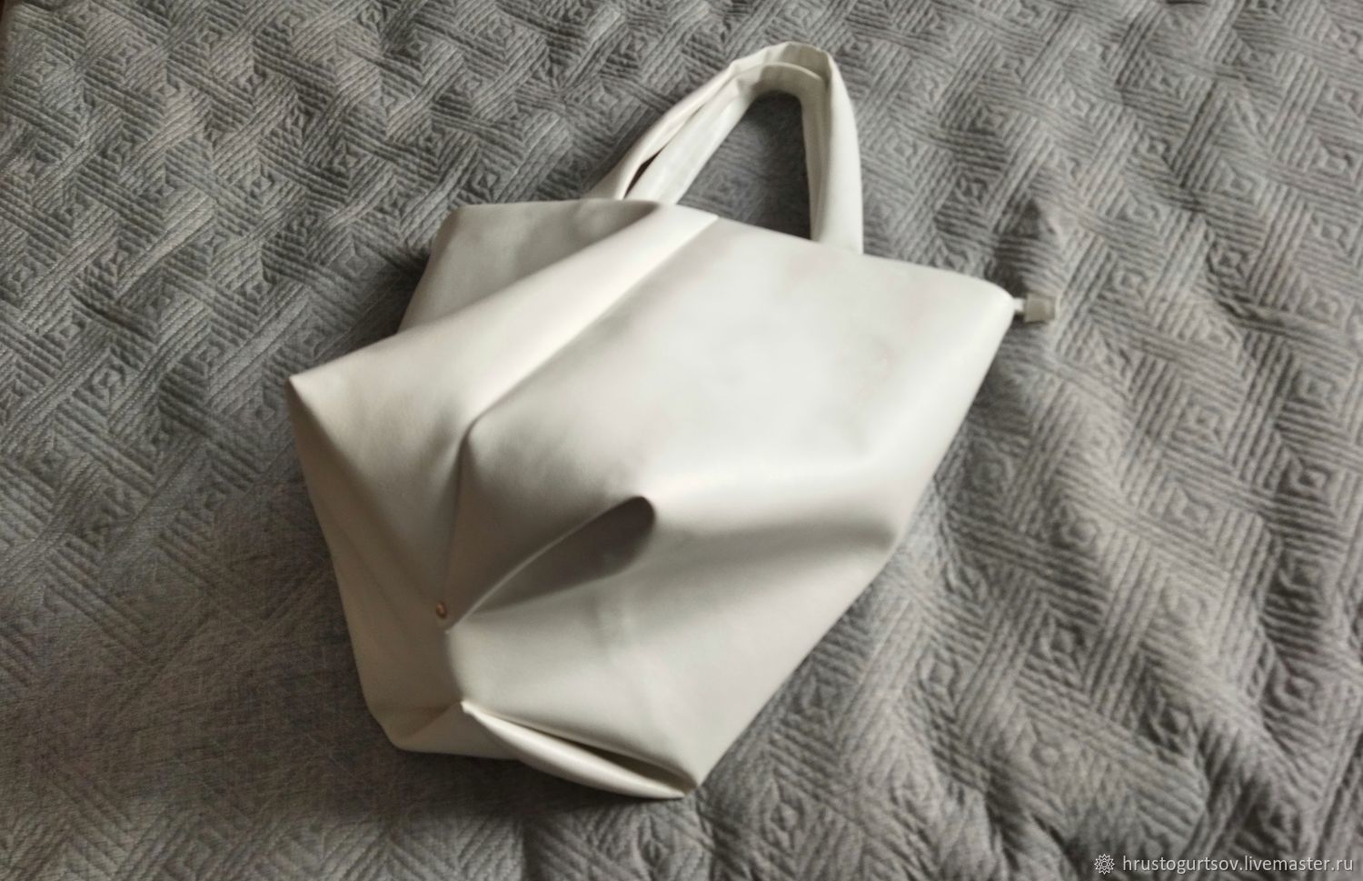 Выкройка женской сумки-шопперf из кожи QQ-2