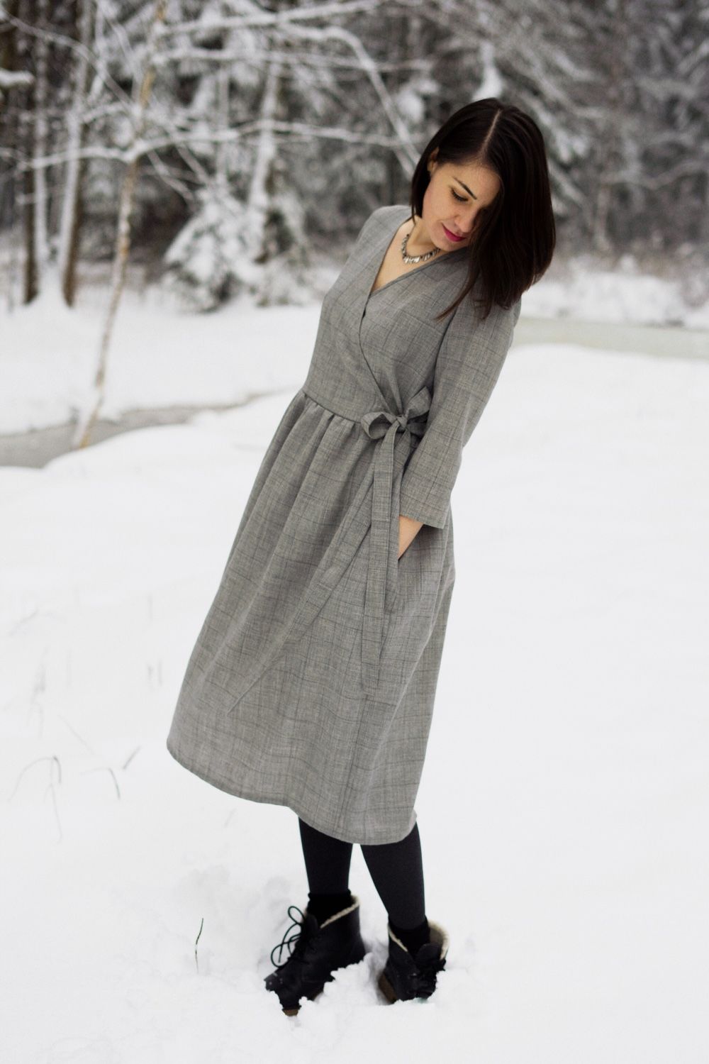 Красивые платья для зимы