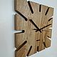 Sun oak wall clock. Watch. Mitkin_workshop. My Livemaster. Фото №4