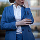 Women's Pantsuit BLUE System LATEST! Action!. Suits. BRAGUTSA. My Livemaster. Фото №5