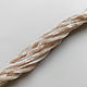 Chenille Spain, dark beige color, 3 mm.,1 meter. Raffia. Valerie. Интернет-магазин Ярмарка Мастеров.  Фото №2