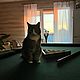 Бильярдный стол. Игровые площадки. ИНТЕРЬЕРНЫЕ КАРТИНЫ/ПАННО (Shabalina-Ekaterina). Интернет-магазин Ярмарка Мастеров.  Фото №2