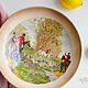 Заказать Винтажное круглое блюдо салатник Royal Worcester Palissy Англия. VintageMe. Ярмарка Мастеров. . Блюдо Фото №3