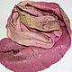 scarf felted Pink marshmallows. Scarves. allenclave. Online shopping on My Livemaster.  Фото №2