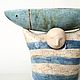 Ceramic bowl Fisherman. Sculpture. Natalia Dobrzhanskaya(Dobrceramics). Online shopping on My Livemaster.  Фото №2