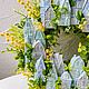 Весенний пасхальный венок. Интерьерные венки. VS_handmade. Интернет-магазин Ярмарка Мастеров.  Фото №2