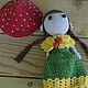 Order Mushroom fairy 'Maya'. Toy handmade. DominikaSamara. Livemaster. . Amigurumi dolls and toys Фото №3