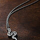 Snake Pendant with Chain | Silver | Geometry Collection. Pendant. totemicashop. My Livemaster. Фото №4