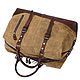 Дорожная сумка из натуральной итальянской кожи и канваса. Дорожная сумка. Camelbags. Ярмарка Мастеров.  Фото №5