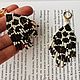 Брошь и серьги- бахрома из бисера. Комплекты украшений. Yana Pavlova. Ярмарка Мастеров.  Фото №5