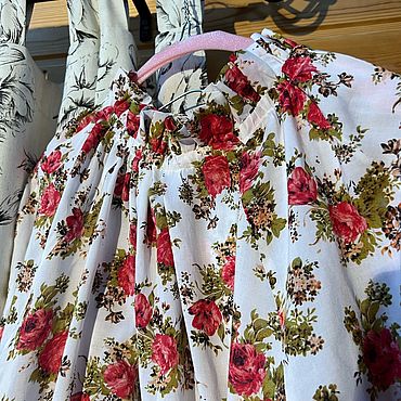 Одежда ручной работы. Ярмарка Мастеров - ручная работа Широкое платье в пол. Handmade.