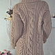 Elongated handmade sweater,42-52p.,wool. Sweaters. alena11-75. My Livemaster. Фото №4