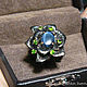 Flower with Sapphire Ring. Rings. Urbanstyle. Online shopping on My Livemaster.  Фото №2