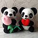 Заказать Пандочка амигуруми. Elena-igrush. Ярмарка Мастеров. . Амигуруми куклы и игрушки Фото №3