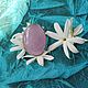 Кольцо с кунцитом. Кольца. Karma-jewelry. Интернет-магазин Ярмарка Мастеров.  Фото №2