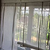 Для дома и интерьера handmade. Livemaster - original item Curtain linen 