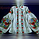 Women's embroidered shirt 'colors of summer', Blouses, Slavyansk-on-Kuban,  Фото №1